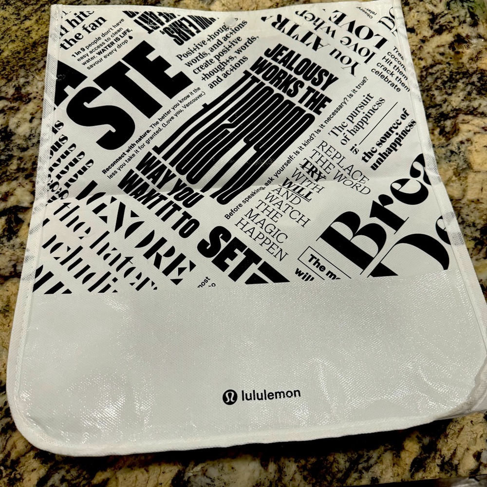 Lululemon Large Reusable Bag